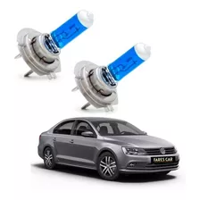 Par Lâmpada H7 Super Branca Farol Baixo Vw Jetta 2014