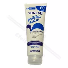 5 Creme Protetor Bloqueador Solar Sunlau Fps60 Facial 120g