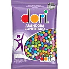 Pacote De Amendoim Dori Confeitado Colorido 500gr