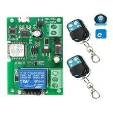 Sonoff 12v Wifi Módulo Rele Rf 433mhz Controle Remoto