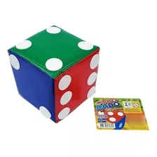 Dado Em Espuma Cubo Grande Brinquedo Alta Qualidade 16x16 Cm