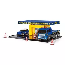 Brinquedo Posto De Polícia Com Carrinho Original Poliplac