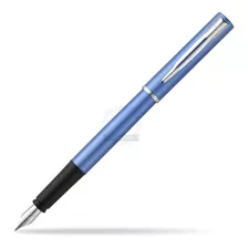 Lapicera Pluma Fuente Waterman Allure Blue Ct - Fine