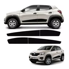 Adesivo Kwid Faixa Lateral Intense 2017 2018 2019 Preto