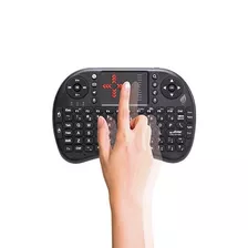 Mini Teclado Inalambrico Qwerty Con Touch Pad Recargable