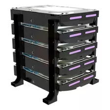 Suporte Rack Externo P/ Até 5 Hd 3.5 Mineração Criptomoedas