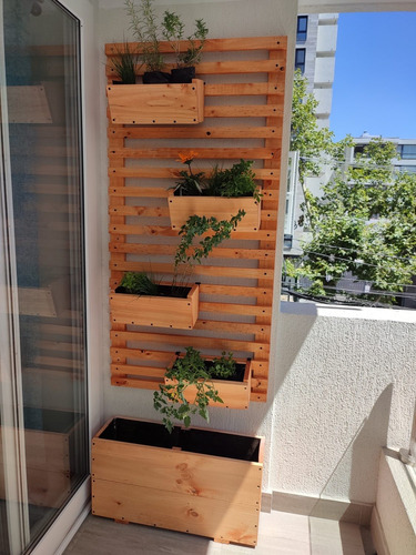 Jardinera Vertical /huerto Urbano Vertical / Incluye Plantas