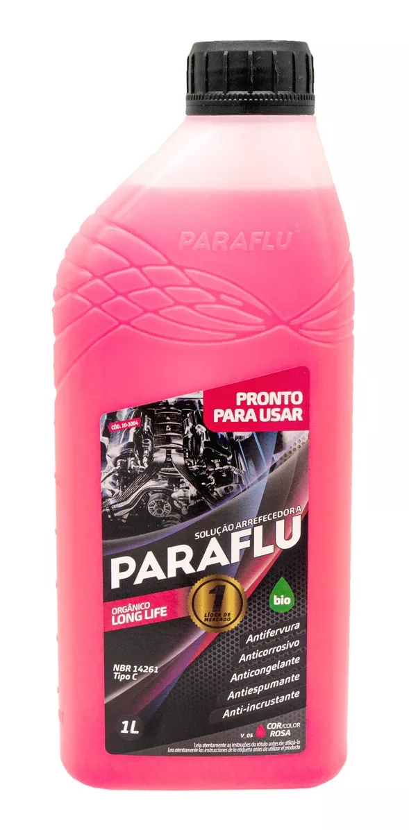 Aditivo Pronto Uso Para Radiador Paraflu Bio Orgânico Rosa