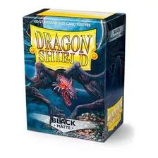 Dragon Shield Black Matte Sleeves Standard Magic Pokemon