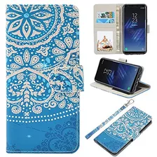 Galaxy S8 Case, Urspeedteklive Galaxy S8 Wallet Case Folio F