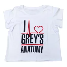 Remera Mujer Peliculas Y Series Greys Anatomy