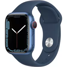 Apple Watch Series 7 41 Acero Graphite Abyss Blue Sport 4g