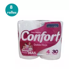 Papel Higiénico Confort Familiar 8 X 240 Mts