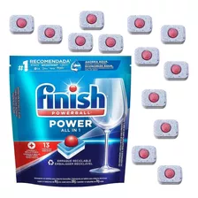 Detergente Para Lava-louças Finish All In 1 Max Powerball 13
