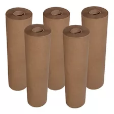 Combo De 5 Rolos Papel Kraft Para Molde E Costura 90cm X 50m