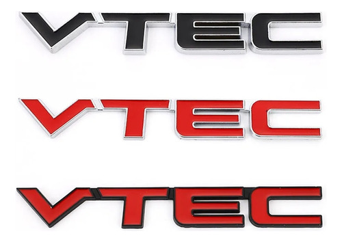 Metal Vtec Emblema Insignia Pegatina For Honda Vtec Accord Foto 2