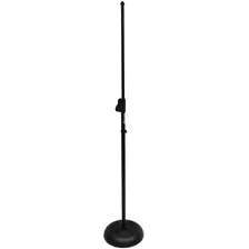 Pedestal Microfone Saty Reto Com Base Ferro Psr-bf