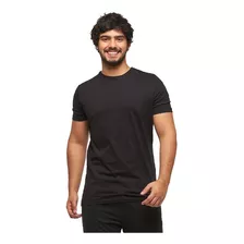 Kit 4 Camisetas Longline Masculina Básica Gola Redonda C5