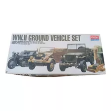 Wwii Grouind Vehicle Set - Academy