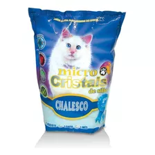 Areia Higiênica Chalesco Micro Cristais Para Gatos -1,8kg X 1.8kg De Peso Neto