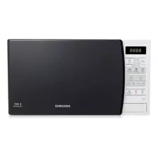 Microondas Samsung Me731k Blanco 20l 220v Interior Ceramico