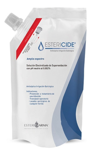 Estericide Antiséptico Irrigación Quirúrgica Bolsa 1 Litro