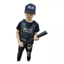 Fantasia Infantil Policial Com Acessórios 