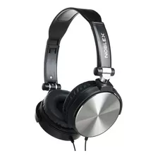 Auriculares Headphones Noblex Hp97 Con Micrófono Plegables Color Negro