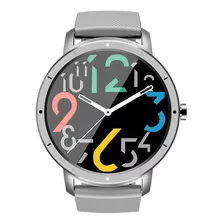 Smartwatch Wearpai Hw21 1.32 Caixa 42mm De Liga De Zinco Prateada, Pulseira Prateada