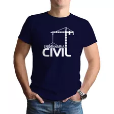 Camiseta Engenharia Civil Engenheiro Profissão Faculdade Cur