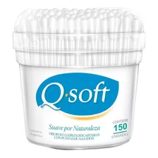 Hisopos Q-soft Flexibles Puntas De Algodón Pote X 150 Unidad