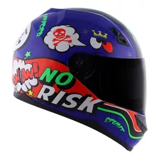 Capacete Norisk Ff391 Panic Azul 