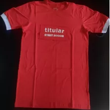 Camiseta Titular Jeans Street Soccer Vermelha 13255-vm