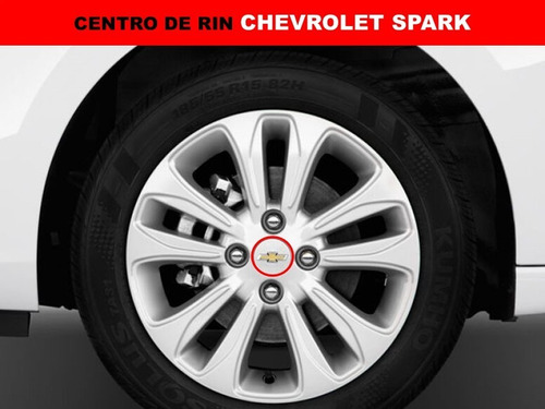 Kit De 4 Centros De Rin Chevrolet Spark 52 Mm Foto 2