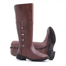 Bota Country Feminina Montaria Cano Longo Super Promoção!