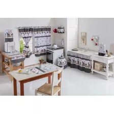 Kit Jogo De Cozinha Tergal 8 Peças Promoção!!! 