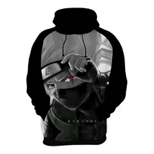 Blusa De Frio Moletom Kakashi Naruto Anime Mangá Série Hd0