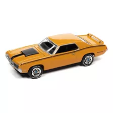 Miniatura Ford Mercury Cougar 1:64 Johnny Lightning Laranja