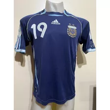 Camiseta Argentina Alemania 2006 Messi #19 Barcelona S - M