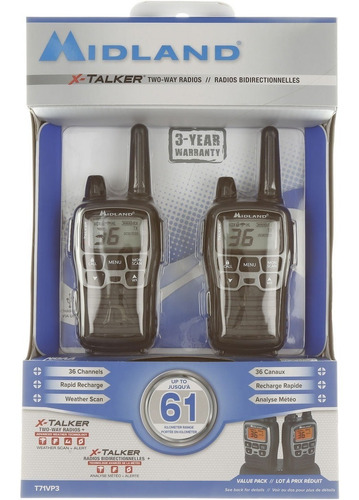 Radios Midland T71vp3  X-talker 60km* 38mi 36 Canales 121cod Foto 6