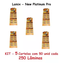 5 Cartelas C50 Lâminas De Barbear Cada Lamix-newplatinumpro 