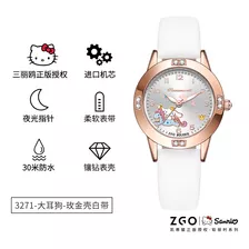Relógio Sanrio Feminino Waterproof Water Hello Kitty