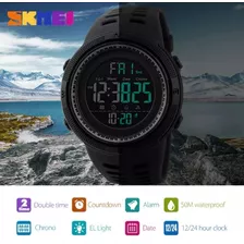 Relógio Esportivo Digital Skmei 1251 Prova D'água Preto 