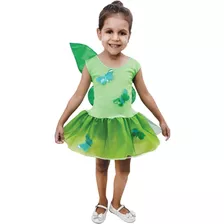 Vestido Infantil Fantasia Para Festa Sininho Tinker Bell