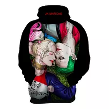 Blusa Frio Moletom Casaco Arlequina Coringa Palhaço Filme 05