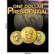 Album Moeda Eua 1 Dolar Presidentes Americanos