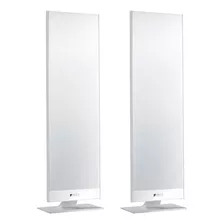 Par De Caixas Acústica Slim Kef T301 150w Em 8 Ohms Branco