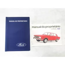 Manual Proprietário Ford Corcel 1971 + Capa + Brinde