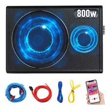 Subwoofer Amplificado Bocinas Bluetooth Para Auto 8 Pulgadas