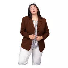 Blazer Mujer Vestir Uniforme Oficina Elastizado